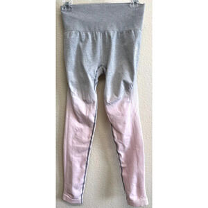 Gymshark Adapt Ombre Seamless Leggings Size S Pink Gray Liner